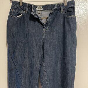 L.L. Bean classic fit denim jeans - women's size 14